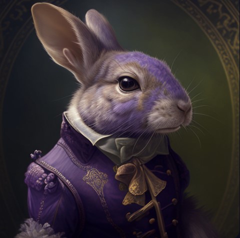 The Purple Rabbit uses Kryptocards to buy carrots